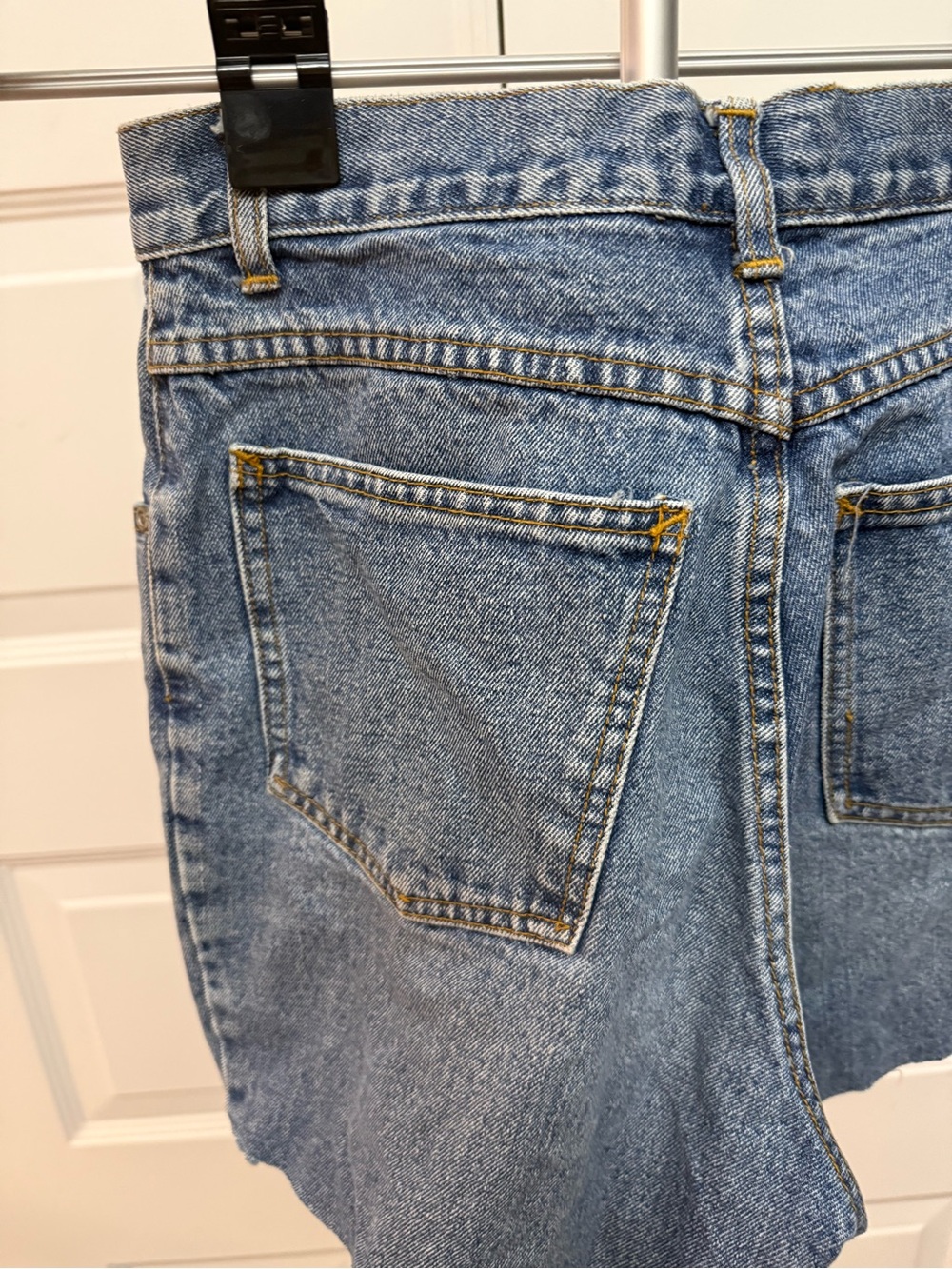 Billabong Mid-Blue High-Rise Denim Shorts - Picture 7 of 8
